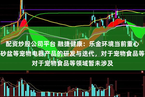 配资炒股公司平台 融捷健康：乐金环境当前重心集中于智能猫砂盆等宠物电器产品的研发与迭代，对于宠物食品等领域暂未涉及